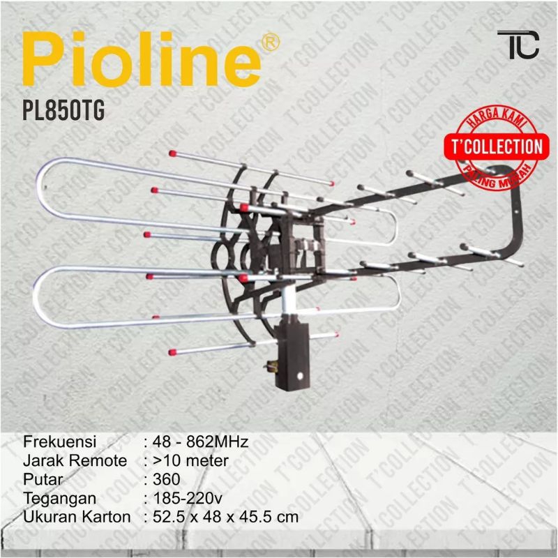 Pioline - Antena TV Digital Putar + Remote Control / PL 850 TG