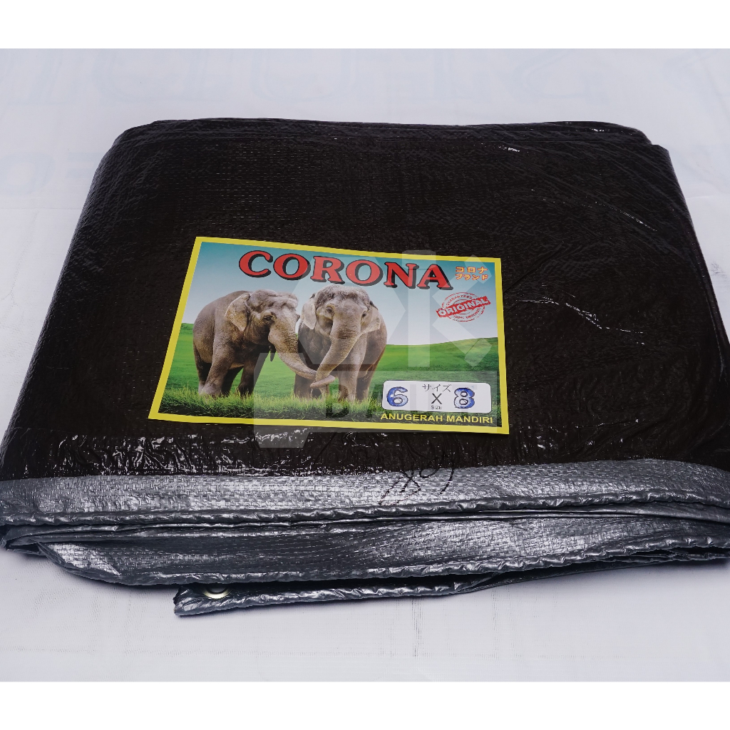 Terpal A2 6x8 meter Corona 2gajah c/s Terpaulin Terpal plastik Terpal kolam Terpal Lembaran Tenda