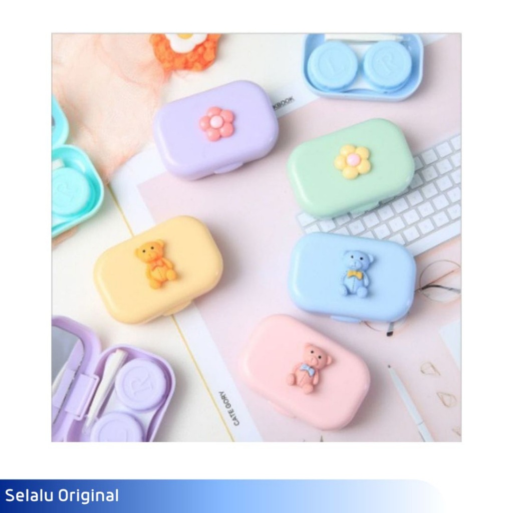 Tempat case softlens mini Jepit Stick