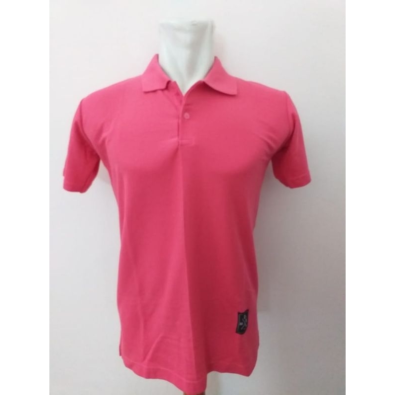 Kaos Couple Krah Polo PINK magenta Cowo dan Cewe Tunik Muslimah Busui Friendly