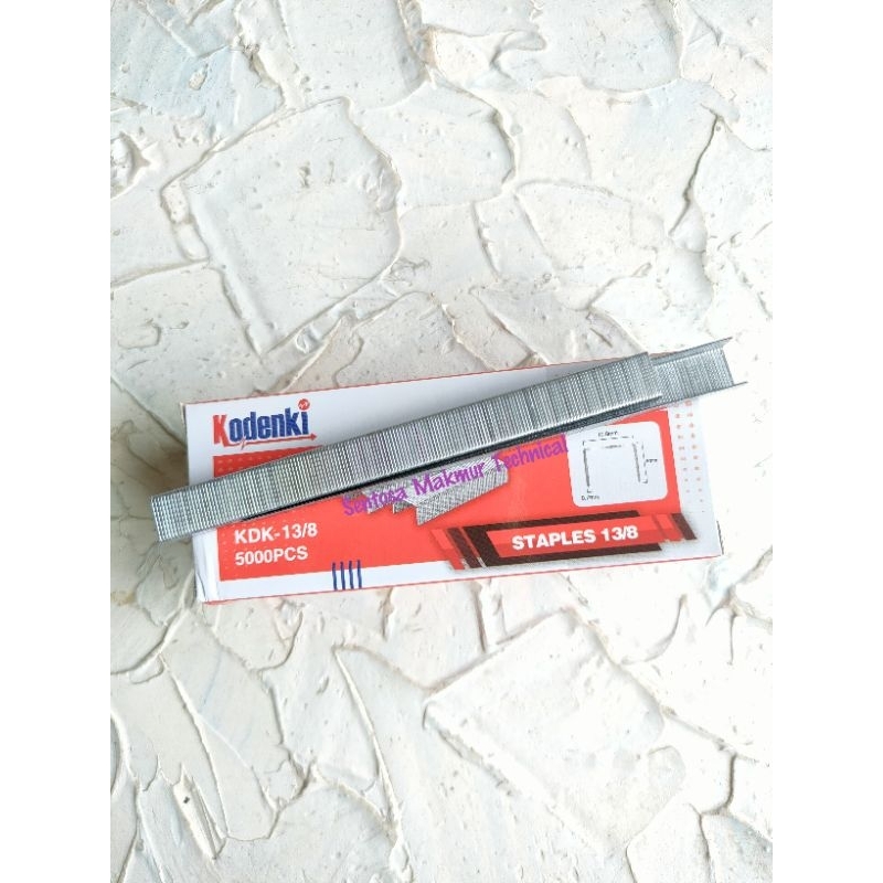 

KODENKI 13/8 Isi Refill Hekter Staples Stepler Paku Tembak 8mm R23
