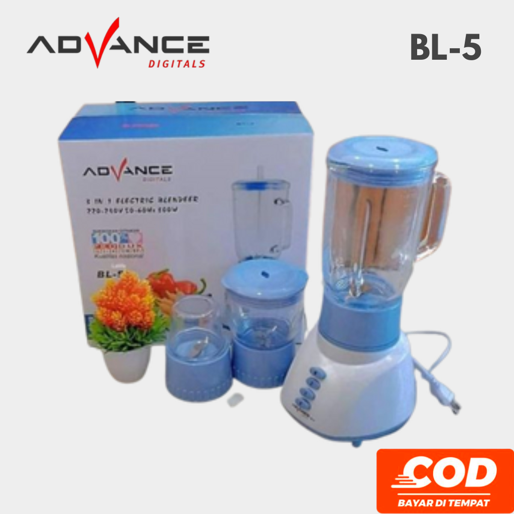 Blender Advance BL-2 Blender Kaca Kapasitas 1.5 Liter - Berkualitas