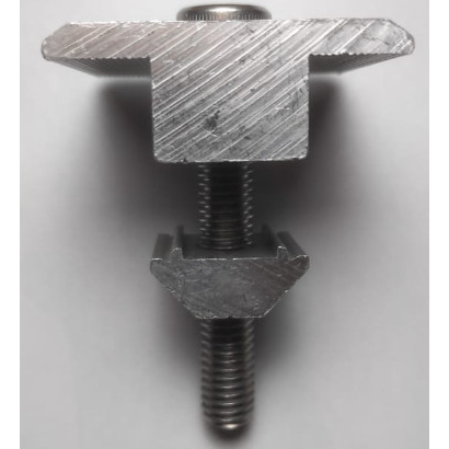 Bracket Panel Surya Mounting Solar Panel Mid Clamp Mid Klem - 35mm