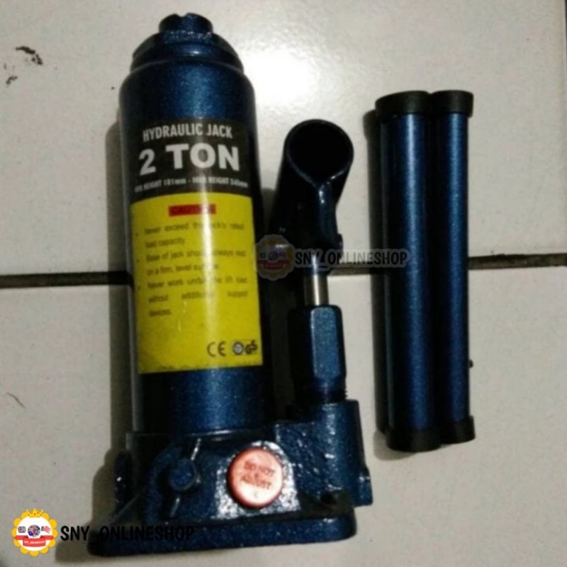 Hydraulic Jack / Dongkrak Botol 2 Ton Gestar Crosman