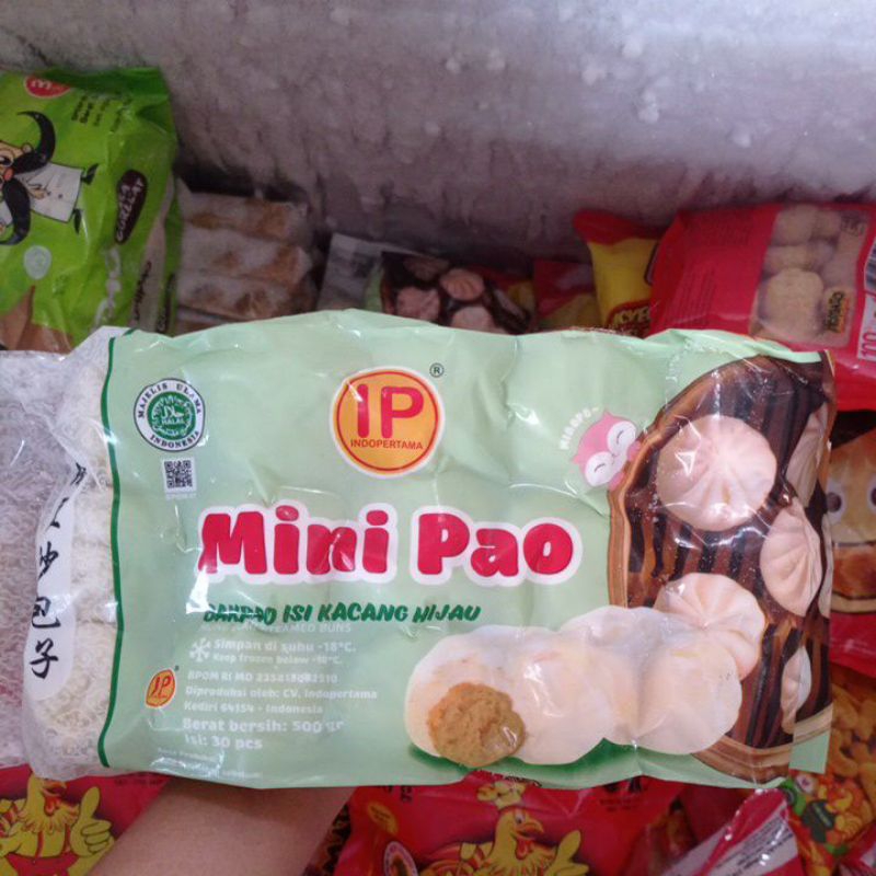 

Mini pao IP kacang hijau 500gr isi 30