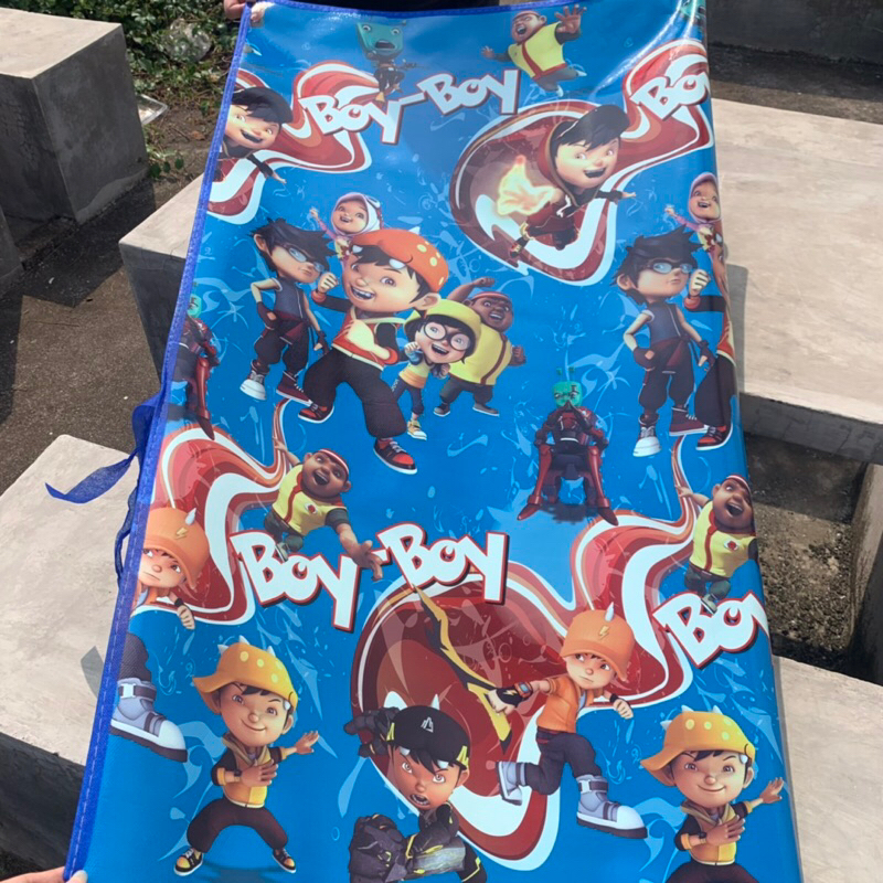 Karpet Tikar Gulung Murah Boboiboy Alas Lantai Rumah 120cm x 150cm