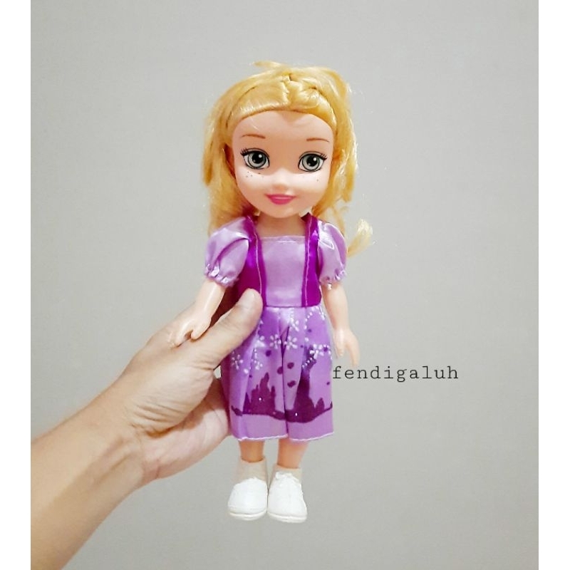 Boneka Barbie Costum Rapunzel Princess Size 25 cm/ Boneka Princess