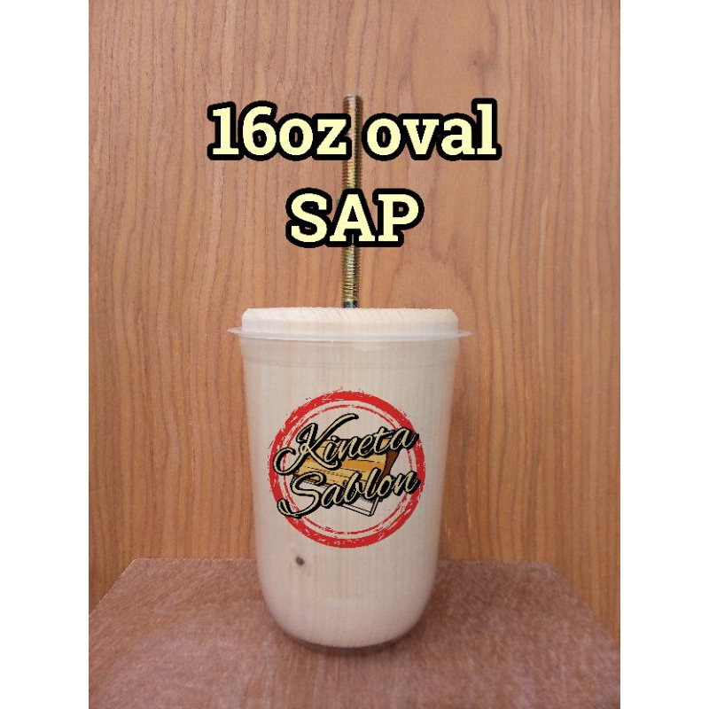 Moulding gelas cup uk 16oz oval merk SAP
