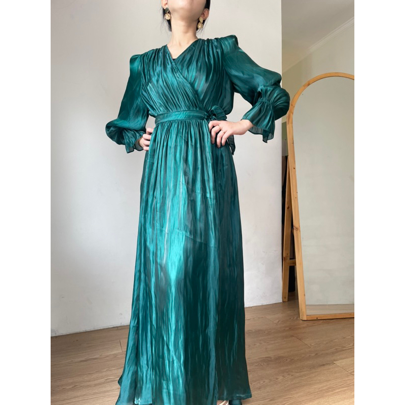 Zéa - Jade - Outer Dress Shimmer Silk Kimono