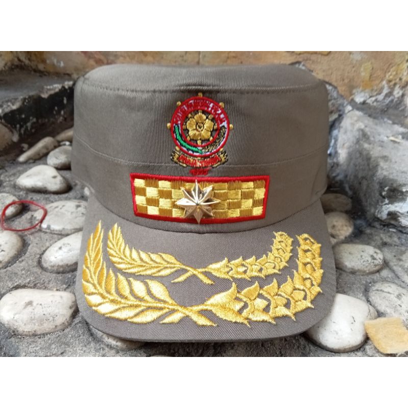 TOPI KOMANDO POL PP SATPOL PP GOLONGAN  4C
