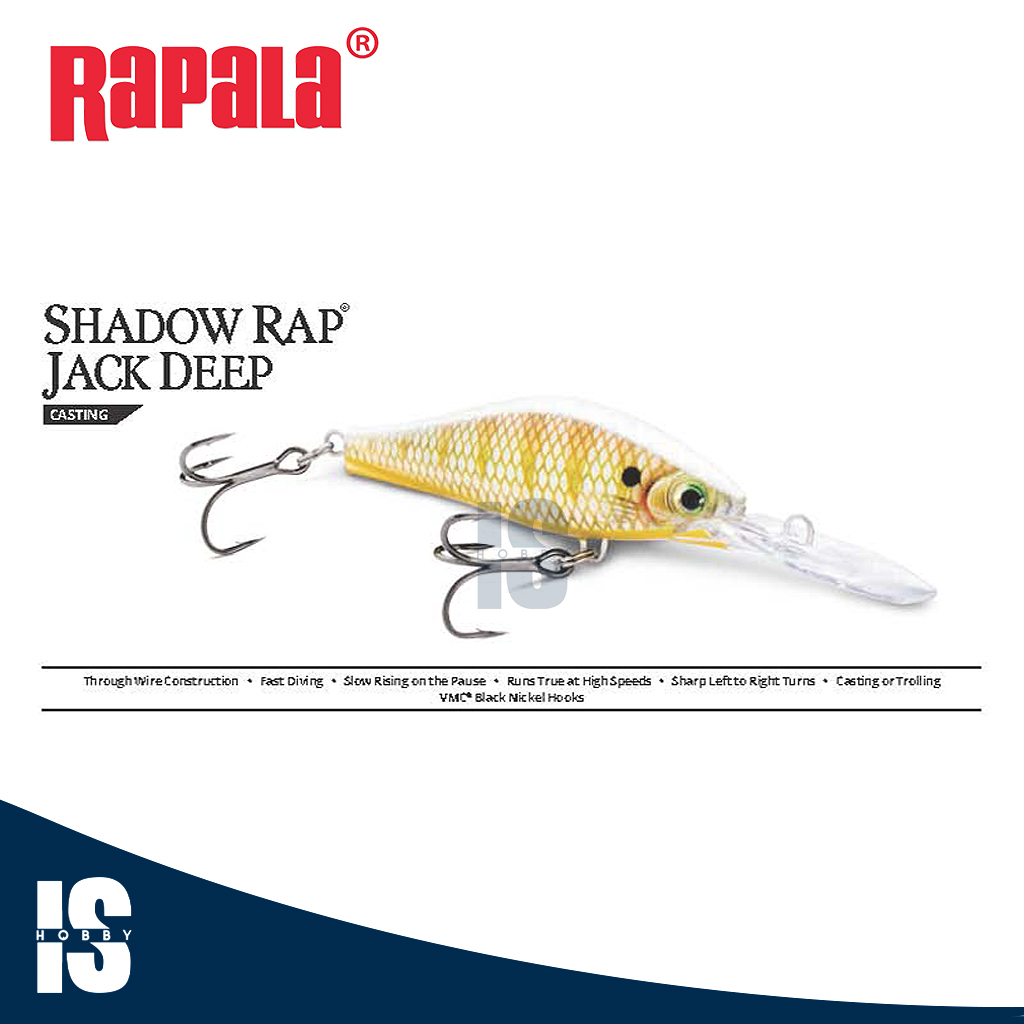 Lure Umpan Minnow Rapala Shadow Rap Jack Deep 5cm SDRJ05