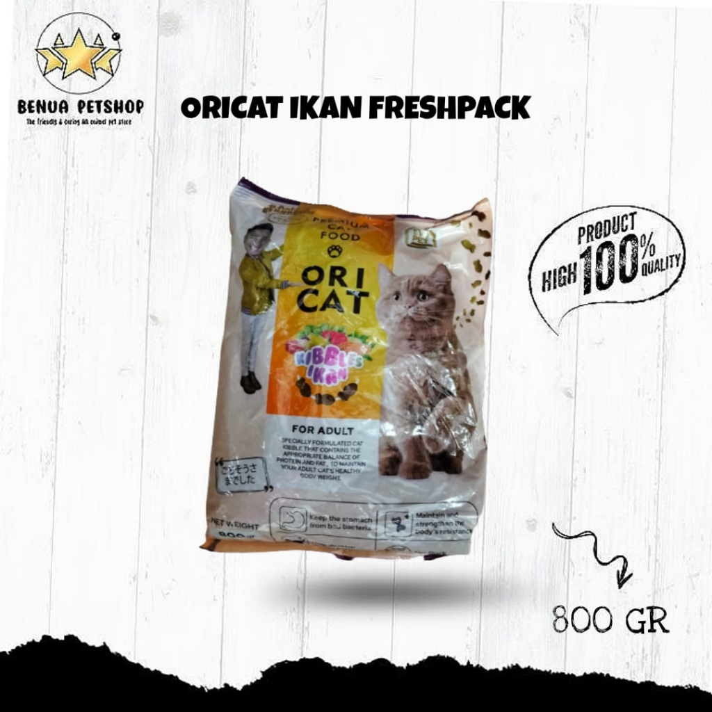 Makanan Kucing kering Ori Cat All varian 800 Gr ( FRESHPACK )