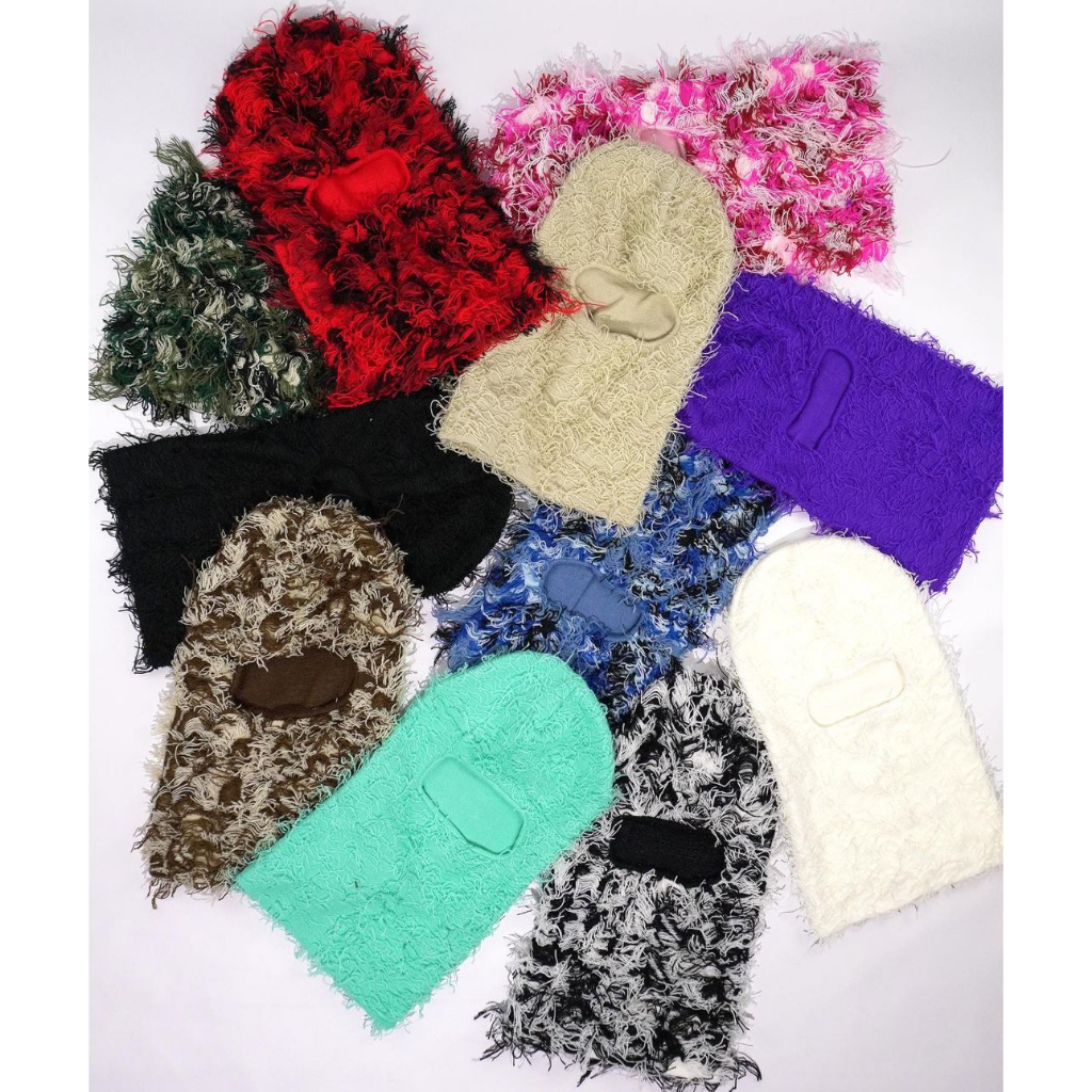 DISTRESSED BALACLAVA SKI MASK