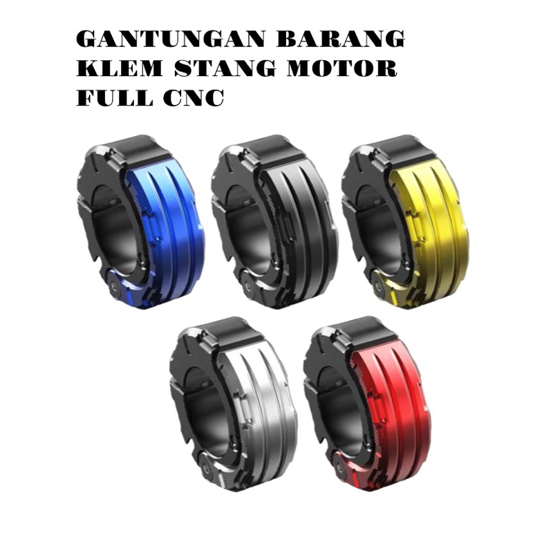 PREMIUM gantungan barang LIPAT NEW MODEL FULL CNC KLEM STANG PCX ADV VIXION DLL