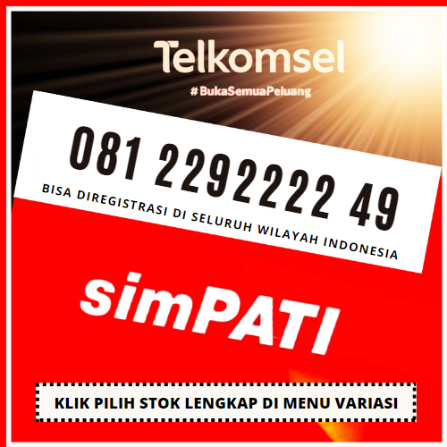 Nomor Cantik Telkomsel - Nomor Cantik Simpati - Nomer Cantik Telkomsel - Nomer Cantik Simpati 4G LTE 2222 Kwartet Hexa