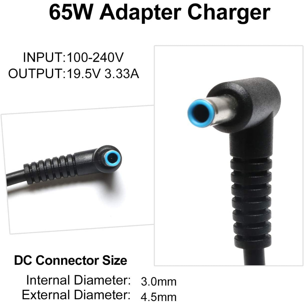 Charger Laptop HP Notebook 250-G1 250-G2 250-G3 250-G4 250-G5 250-G6 Adaptor Hp 19.5V 3.33A 65W