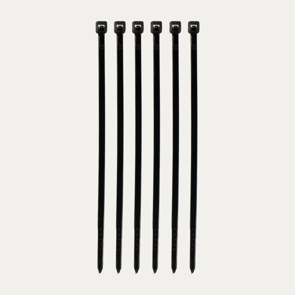 Kabel Tis Ties Self Locking Wire Zip Cable Organizer 2.5x100mm 100 PCS - V94 - Black