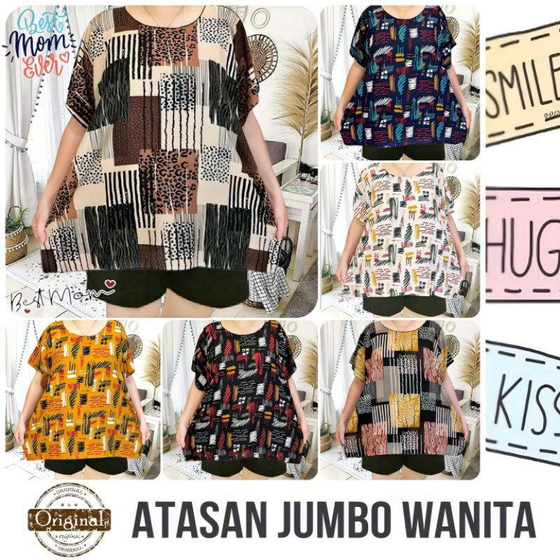 PROMO baju bali wanita jumbo blus wanita baju tie dye wanita size jumbo