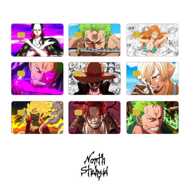 

SKIN CARD/STICKER ATM || ONE PIECE HOLOGRAM || NORTHSTICKY.ID