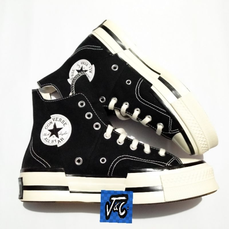 Converse Chuck 70 70s Plus Mixes Split Fused Trance Foam Hi Black