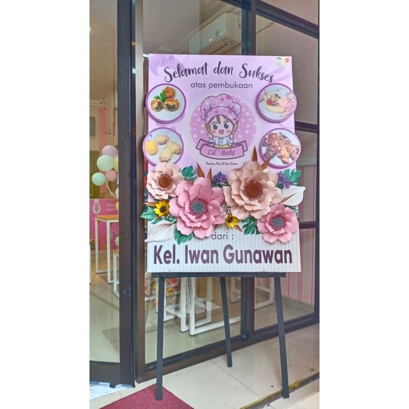 paper flower board tegal,pemalang,pekalongan.