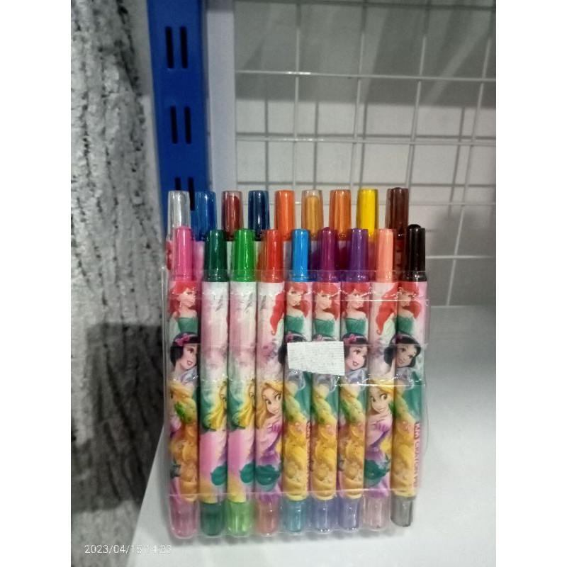 

Crayon putar KM pendek B18-D 18 warna