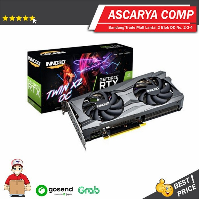 INNO3D GEFORCE RTX 3060 TWIN X2 OC 12GB GDDR6 / RTX 3060 / RTX3060