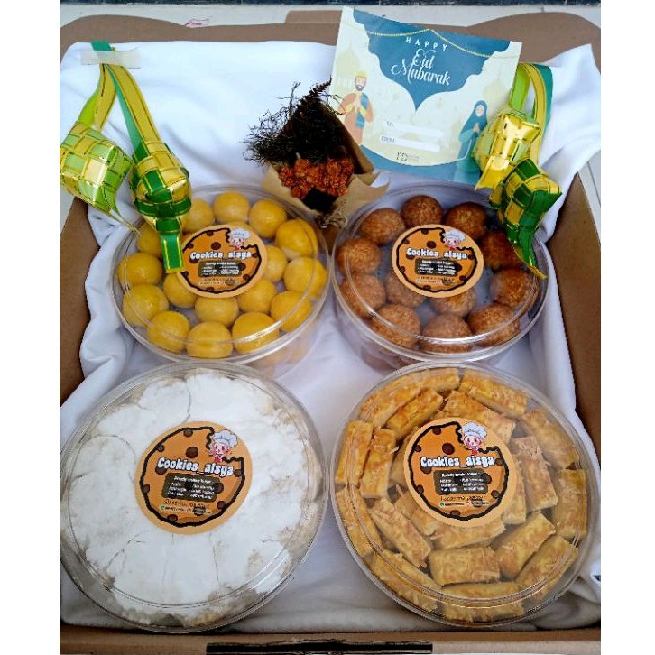 

PAKET HAMPERS KUKER isi 4 toples 500gr