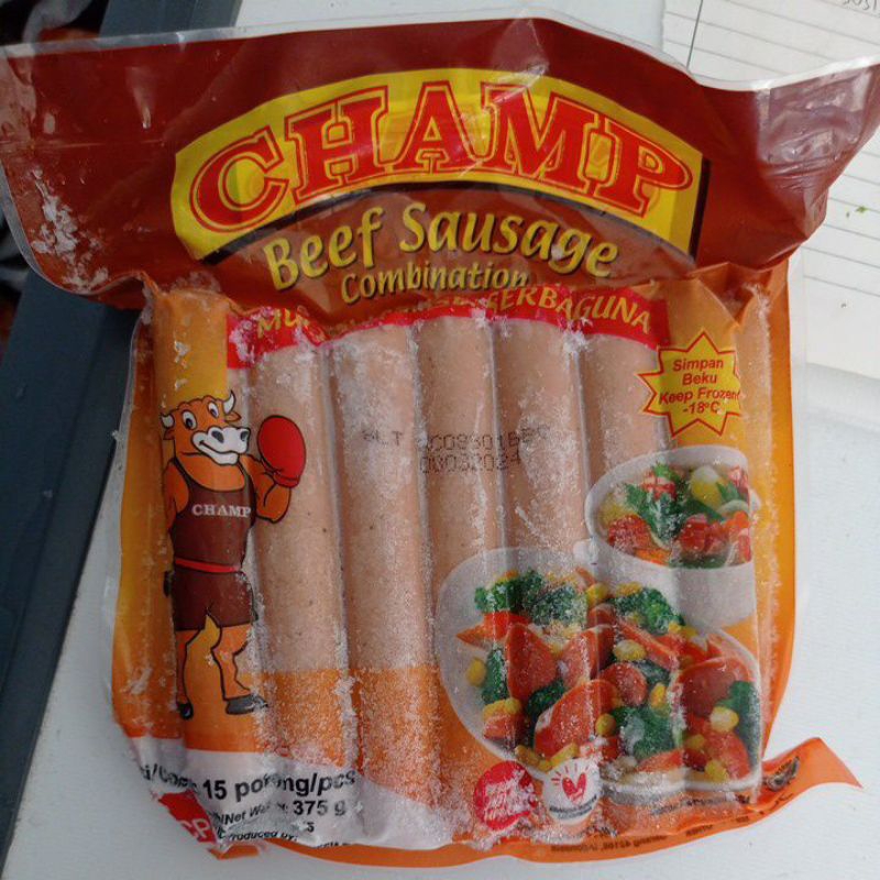 

champ Sosis sapi 375gr isi 15