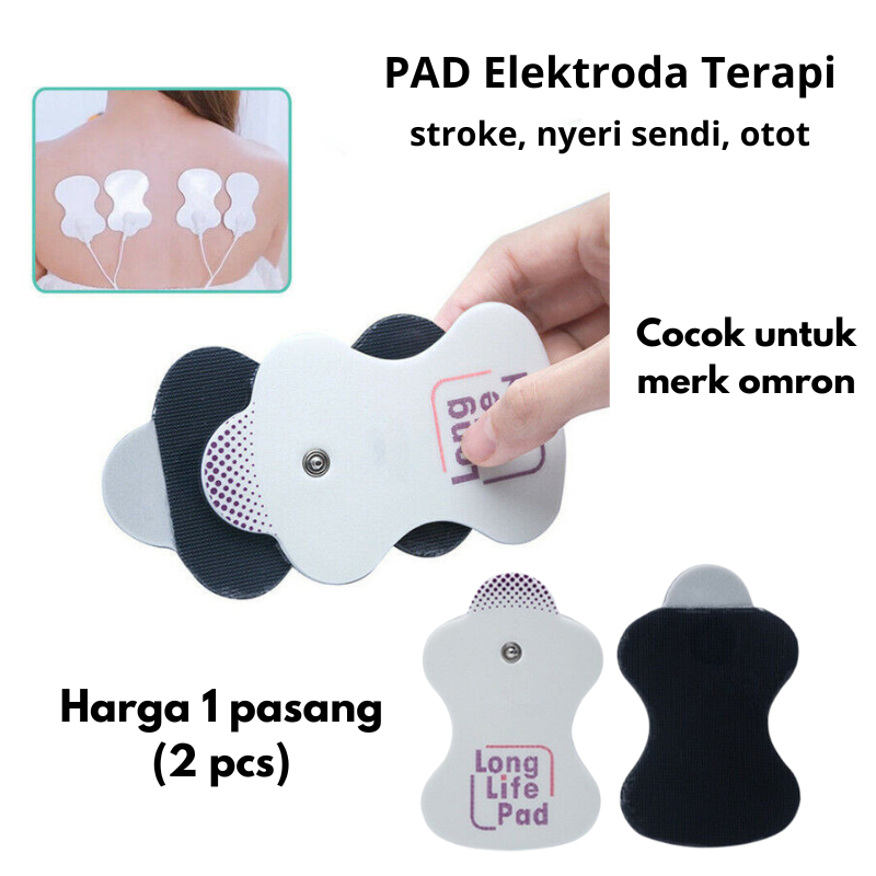 Pad TENS Kancing Long Life Omron / Alat Terapi kesehatan stroke otot nyeri sendi