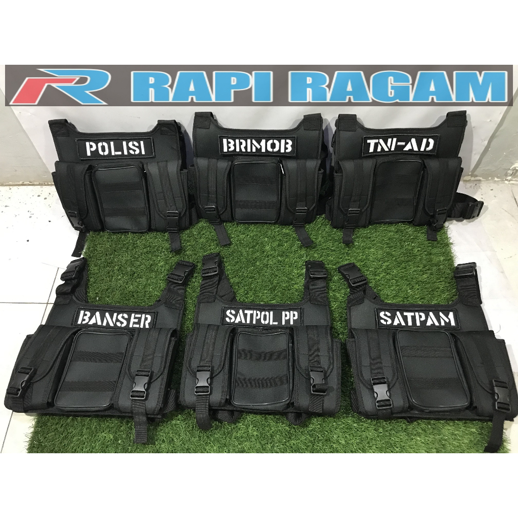Tas dada chest bag ( polisi, brimob, satpol pp, satpam, tni ad, banser )