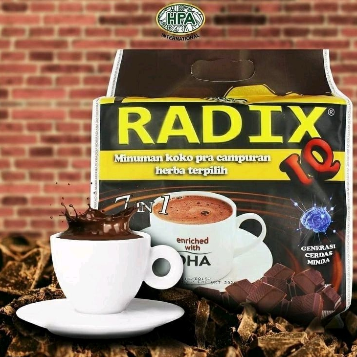 

Radix IQ Chocolate DHA 7in1Original 30s . Kopi Radix Malaysia