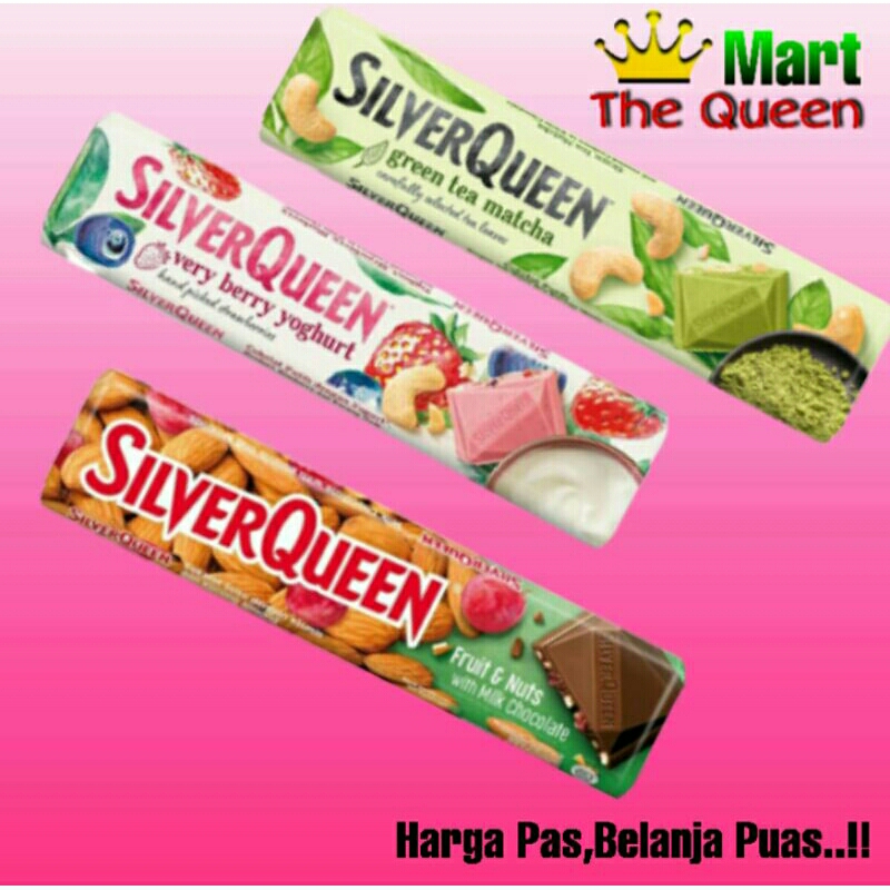 

SILVERQUEEN Green Tea,Berry Yoghurt,Fruit&Nuts 58gr