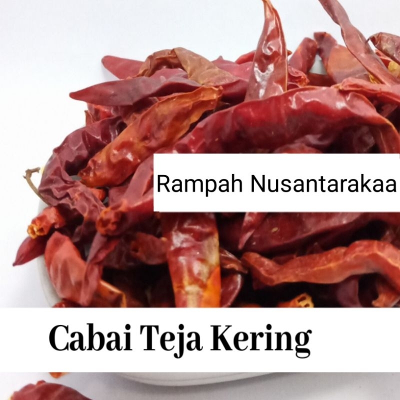 

Cabe rawit teja kering impor kemasan 1 kg