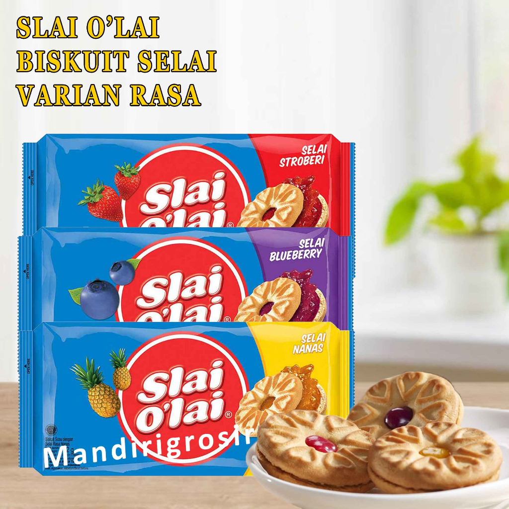 BISKUIT SLAI O'LAI 3 VARIAN RASA 192g