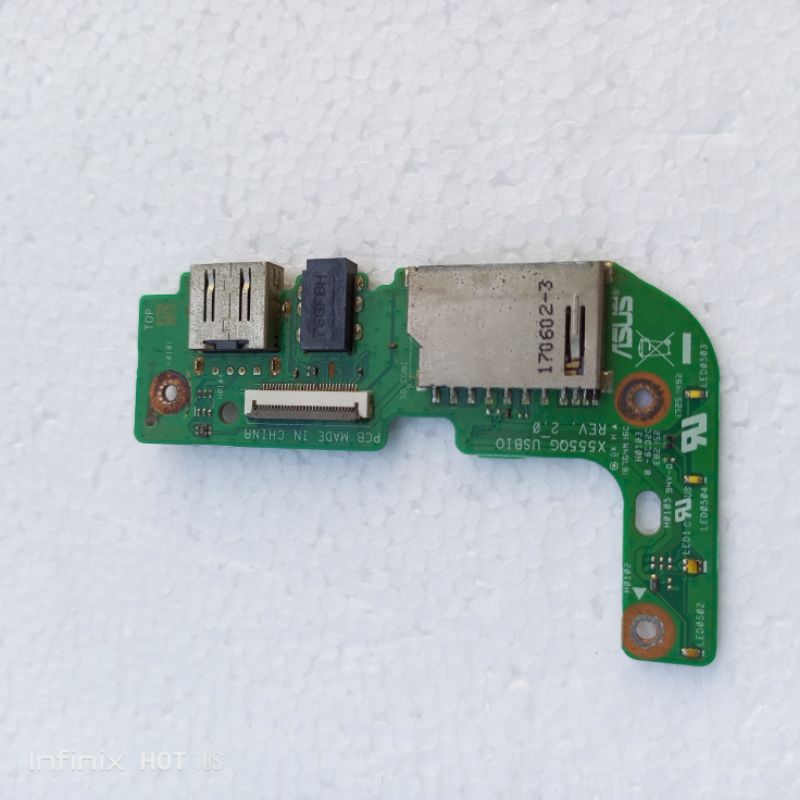 BOARD PORT USB POWER SWITCH PORT USB ASUS X555