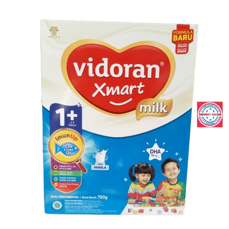 VIDORAN 1+ dan 3+ 700gr susu pertumbuhan