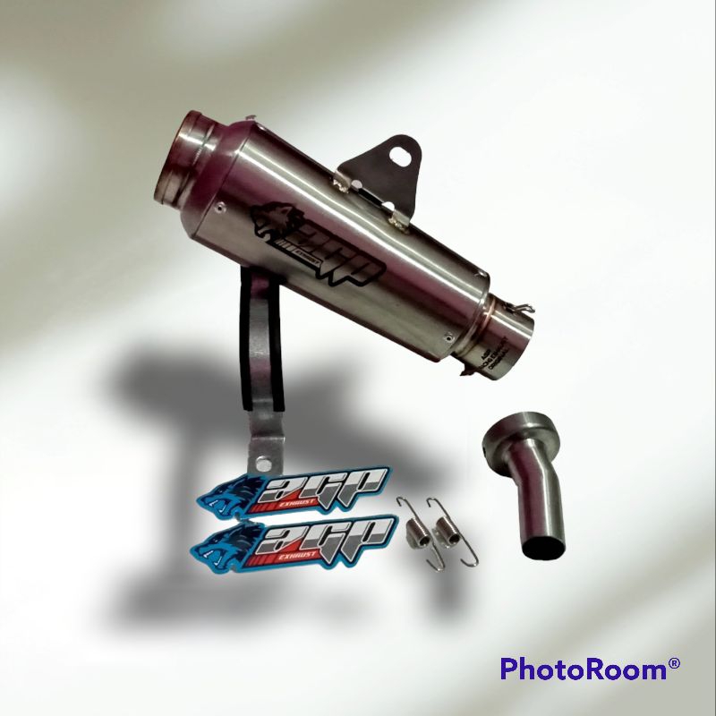 Knalpot motor Silincer original AGP EXHAUST type 01 titan all matic dan manual inlet 50