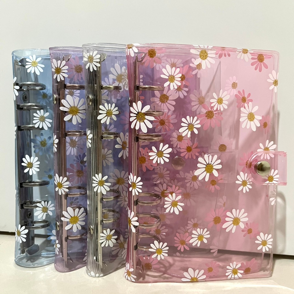 BINDER DAISY RING SILVER A6 JELLY CASE