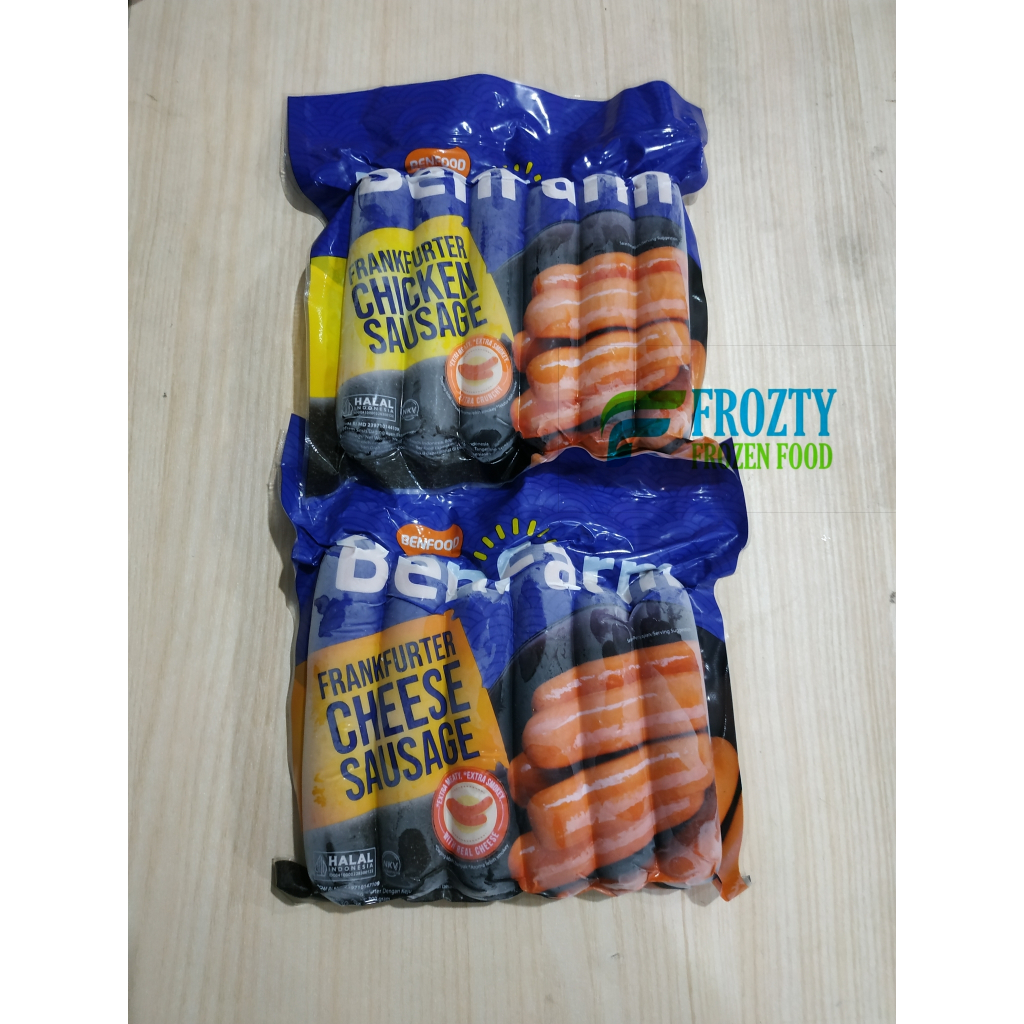 Benfarm Sosis Ayam dan Benfram Sosis Keju 300 gr