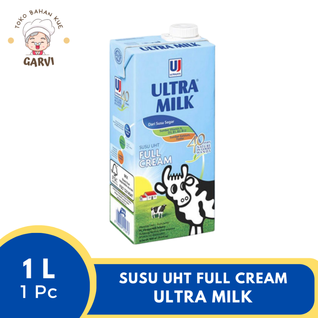

Susu ULTRAMILK UHT Full Cream 1 Liter