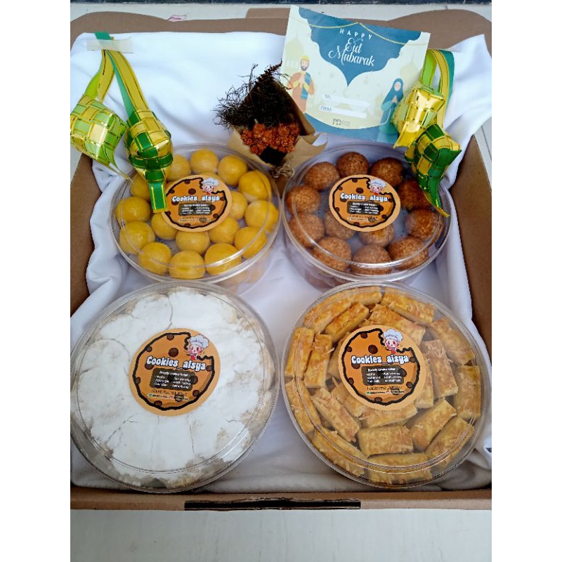 

Hampers kuker lebaran homemade isi toples 500gr