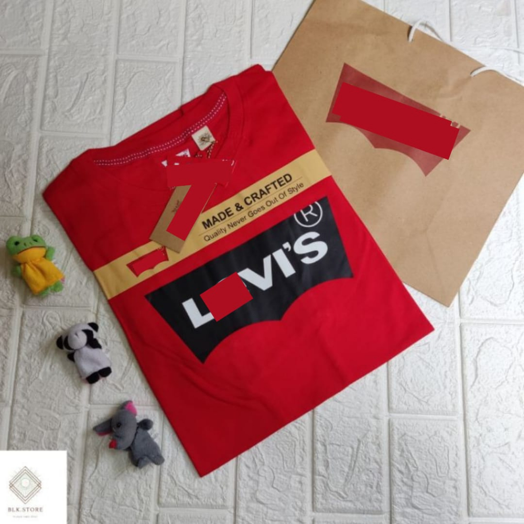 Kaos Pria Original Distro Casual Lengan Pendek Super Premium Cotton combed 24S Full accessories