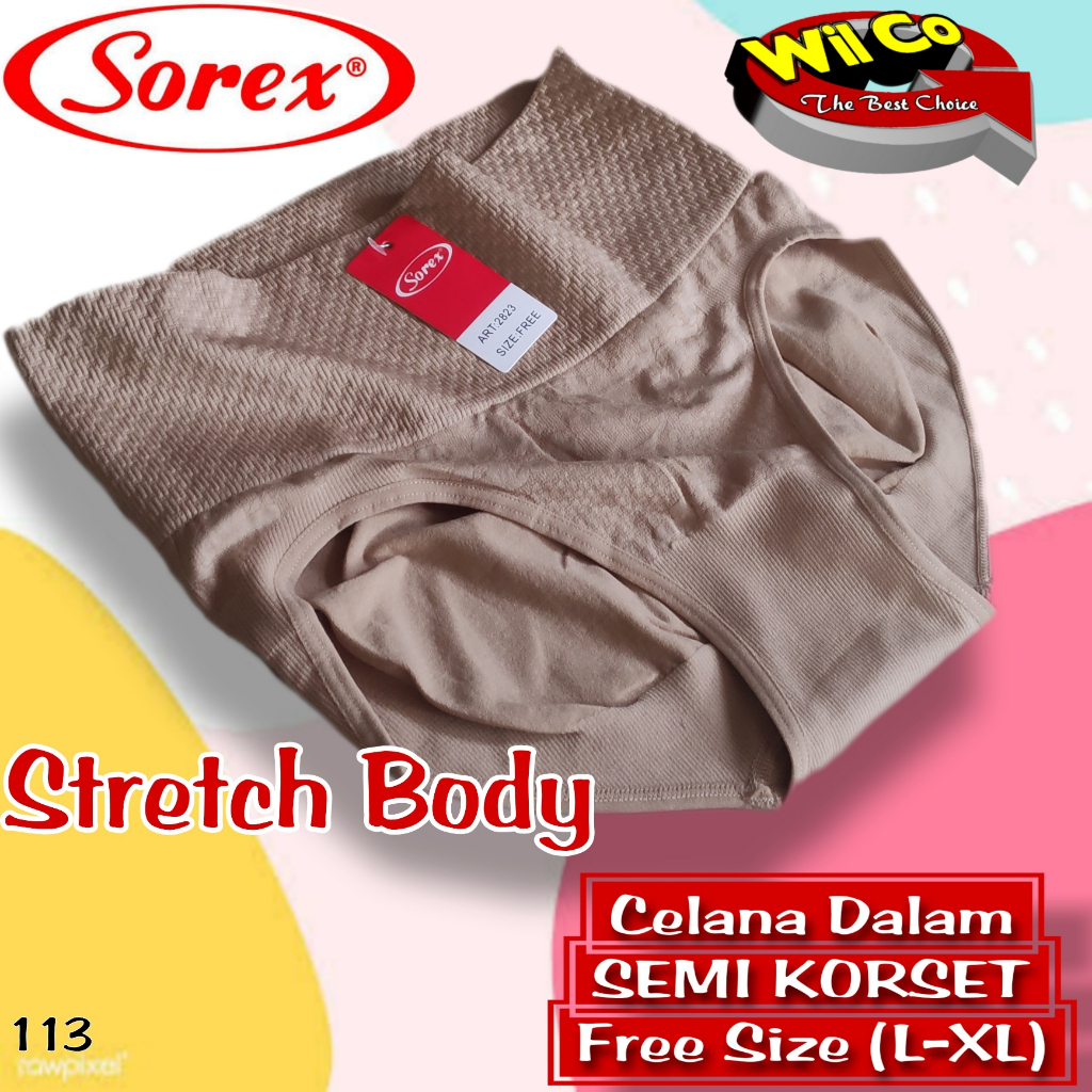 K113 - CELANA KORSET, CD KORSET SOREX FREE SIZE SETARA M - XL