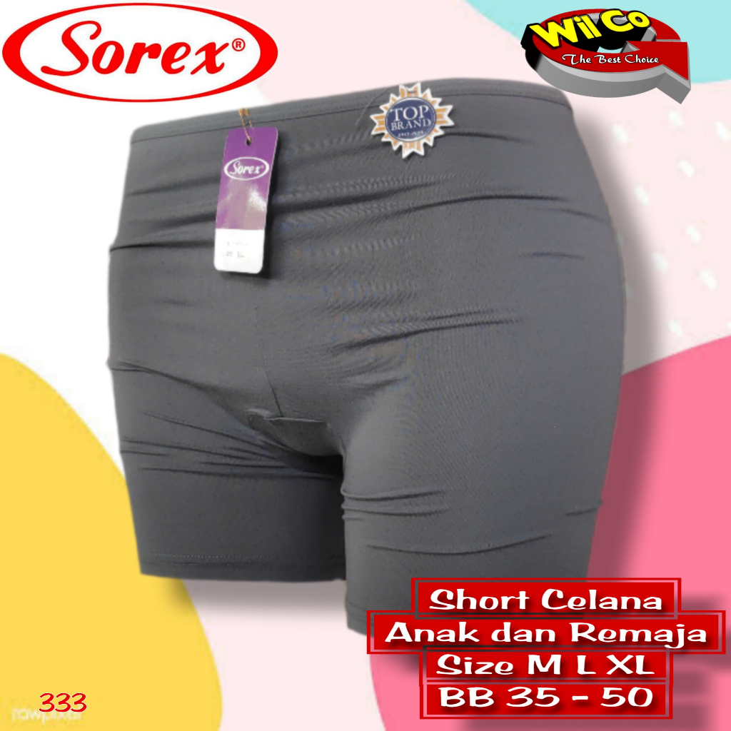 K333 - SHORTPANTS CELANA DALAM STRETCH PENDEK WANITA BB 40-55