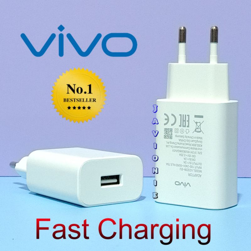 Charger Casan Cas VIVO Y01 Y02 Y02t Y1S Y11 Y12 Y12i Y12S Y15S 18W Original 100% Fast Charging MICRO USB