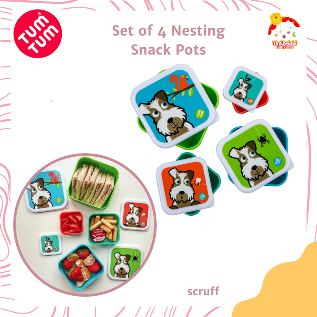 Wadah makanan Tumtum Nesting Snackpots