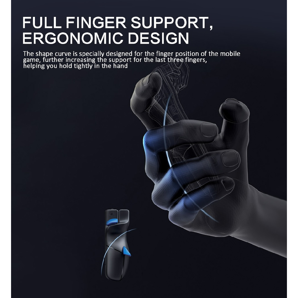 FLYDIGI Shadow Stinger 2 - 2nd Generation Mobile Gaming Controller - Gamepad Controller untuk Smartphone