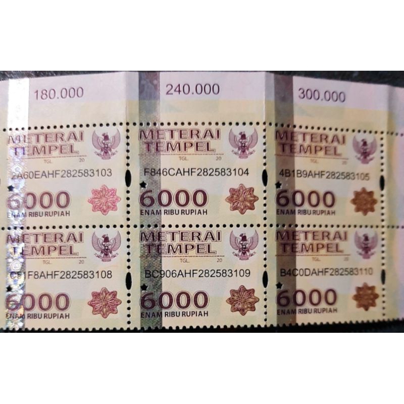 

meterai 6000 asli