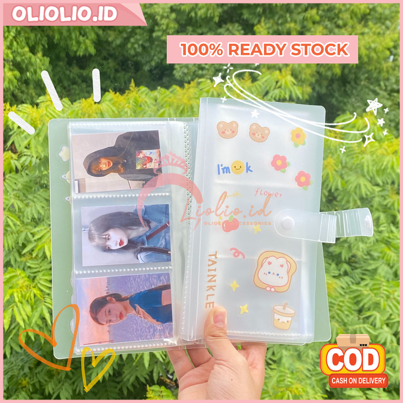 Album Foto Polaroid Aesthetic Transparan Tempat Photocard Lucu Waterproof Gaya Korea MX-5011